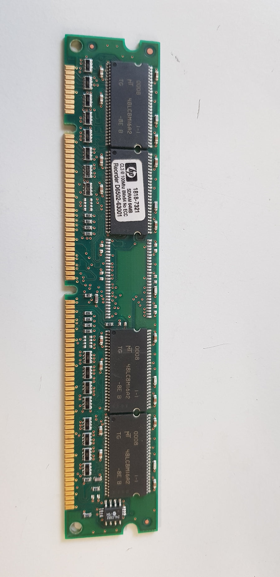 HP/Micron 64MB 168Pin PC100 CL2 SDRAM DIMM