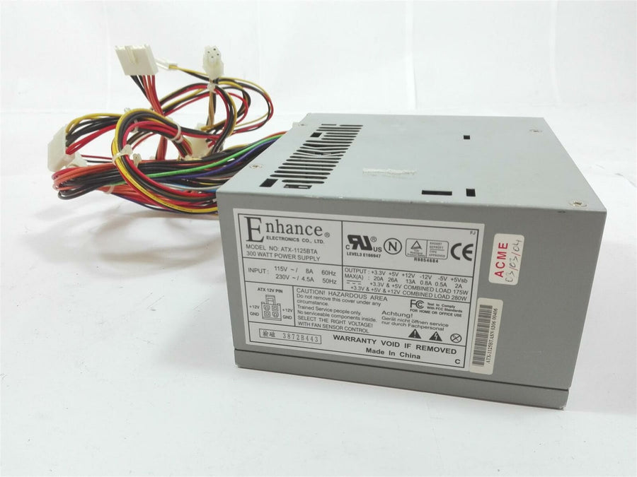 Enhance ATX-1125BTA 300W Power Supply ( ATX-1125BTA ATX-1125BTA    Enhance )