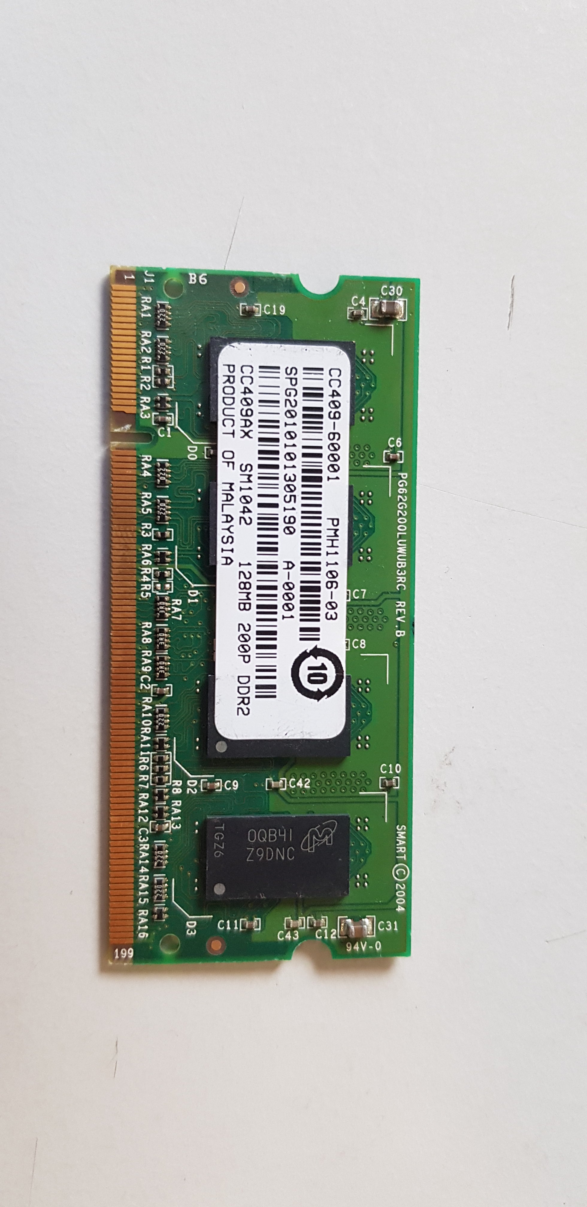 HP 128MB DDR2 200-Pin SoDimm Memory for Color LaserJet CC409-60001  CC409AX