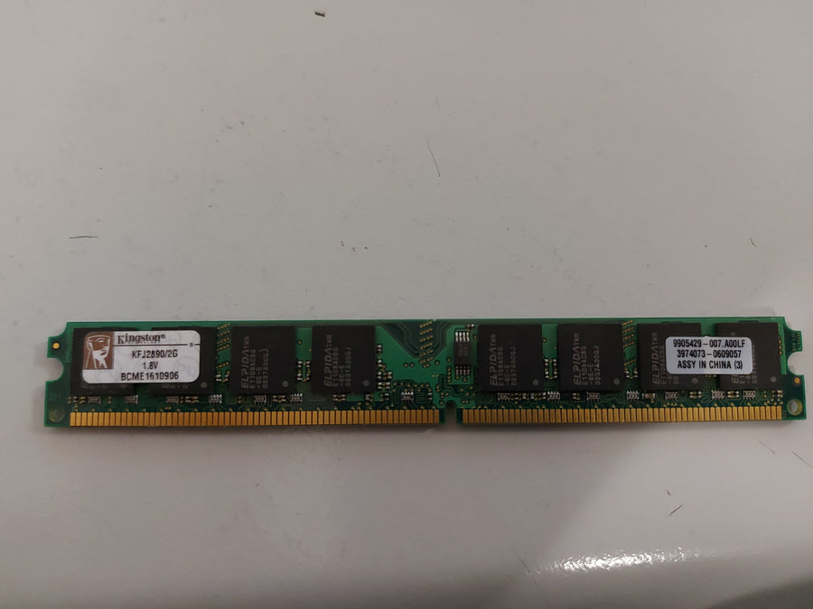 Kingston 2GB PC26400 DDR2 nonECC Unbuffered CL6 240P DIMM KFJ2890/2G 9905429-007