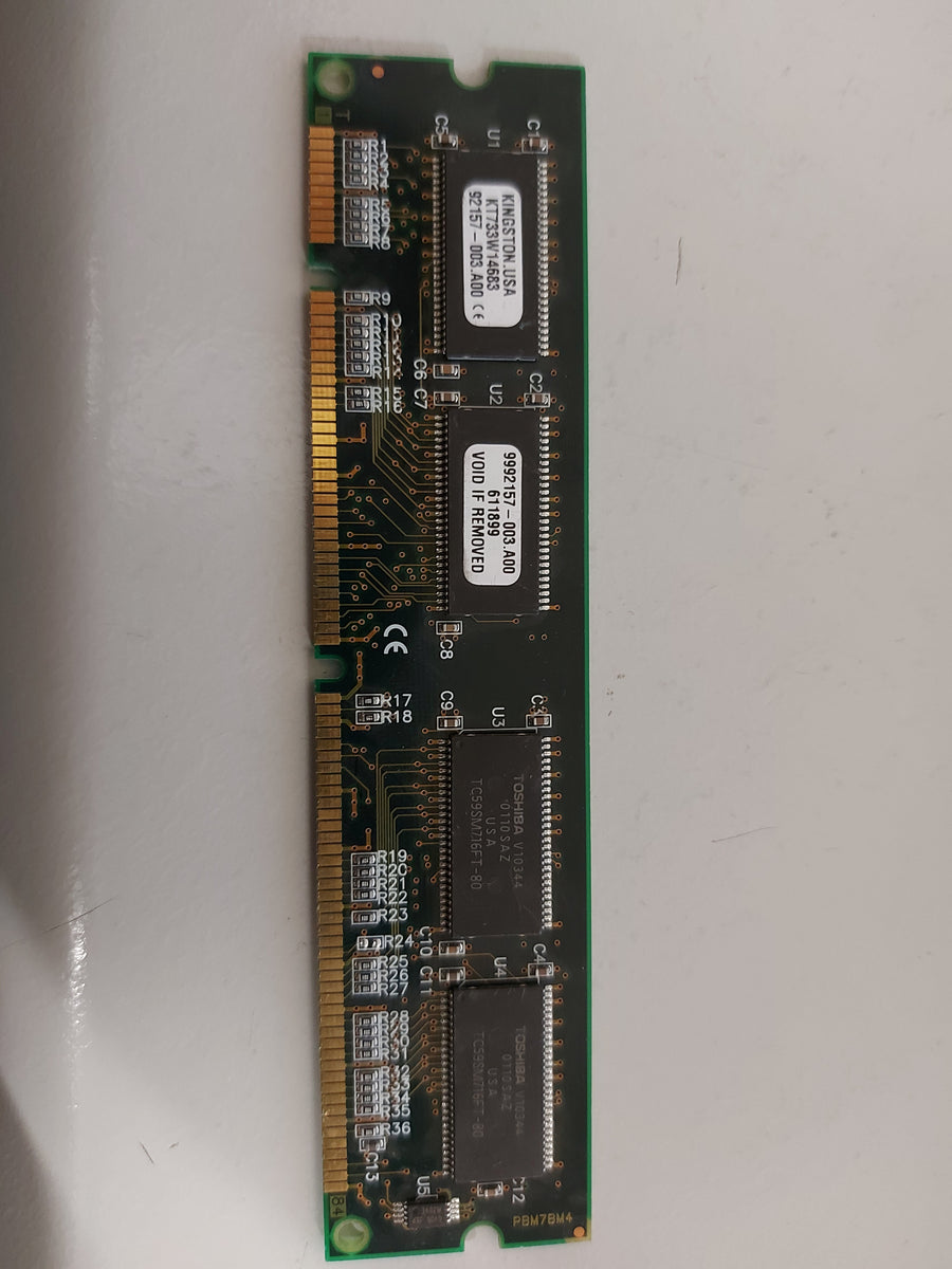 Kingston 64MB PC66 66MHz nonECC Unbuffered CL2 168P DIMM KT733W14683 9992157-003