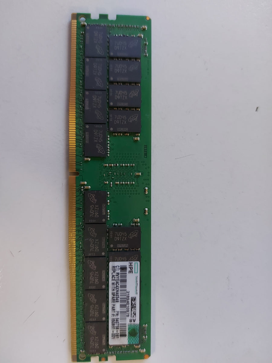 Micron32GB PC4-21300 DDR4 ECC CL19 288P DIMM MTA36ASF4G72PZ-2G6D1QI 840758-091