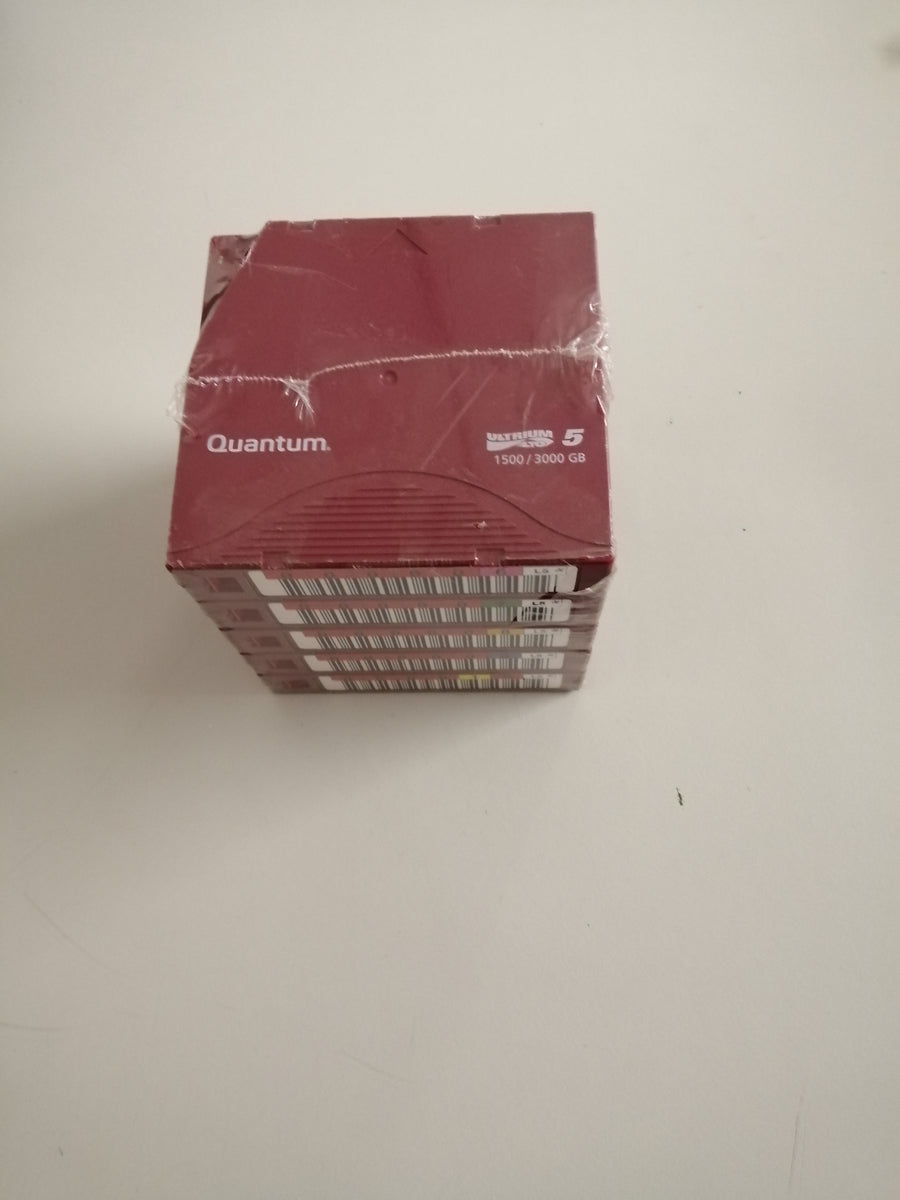 Quantum Ultrium LTO-5 Tape Cartridge SEALED PACK of 5 (MR-L5MQN-01 NEW)