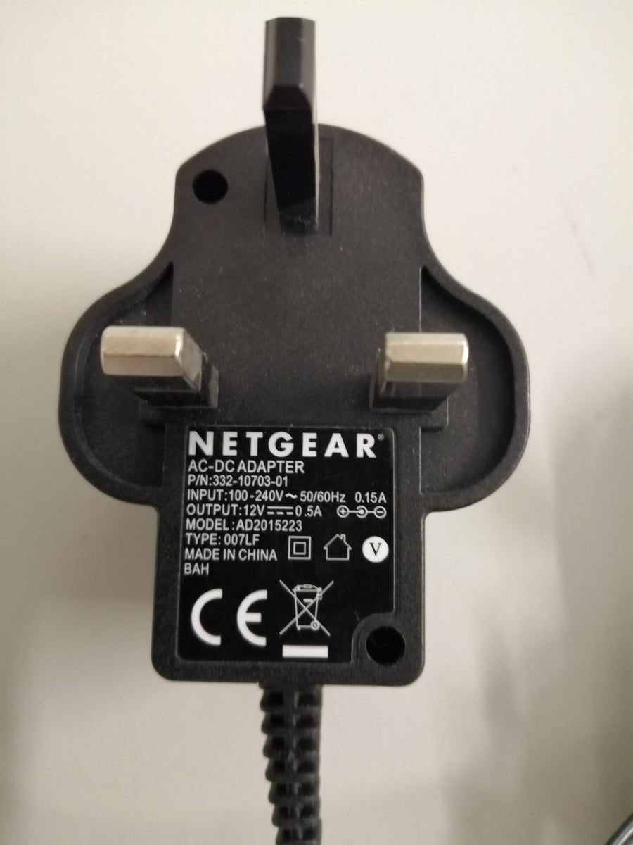 NETGEAR AC/DC ADAPTER AD2015223 IN 240V OUT 12V ( 332-10703-01 USED)