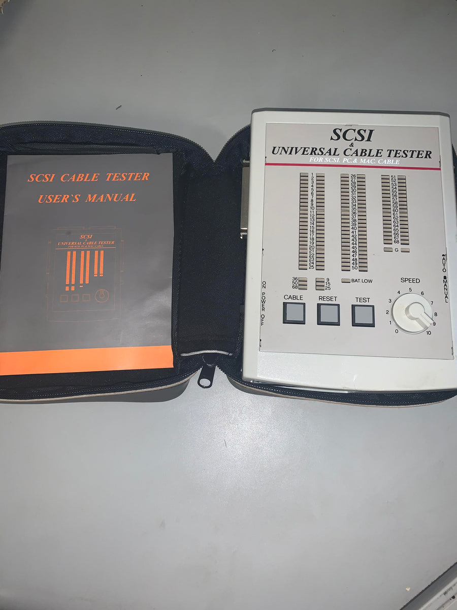 SCSI & Universal Cable Tester W/ User manual (CT-09-04 NEW)