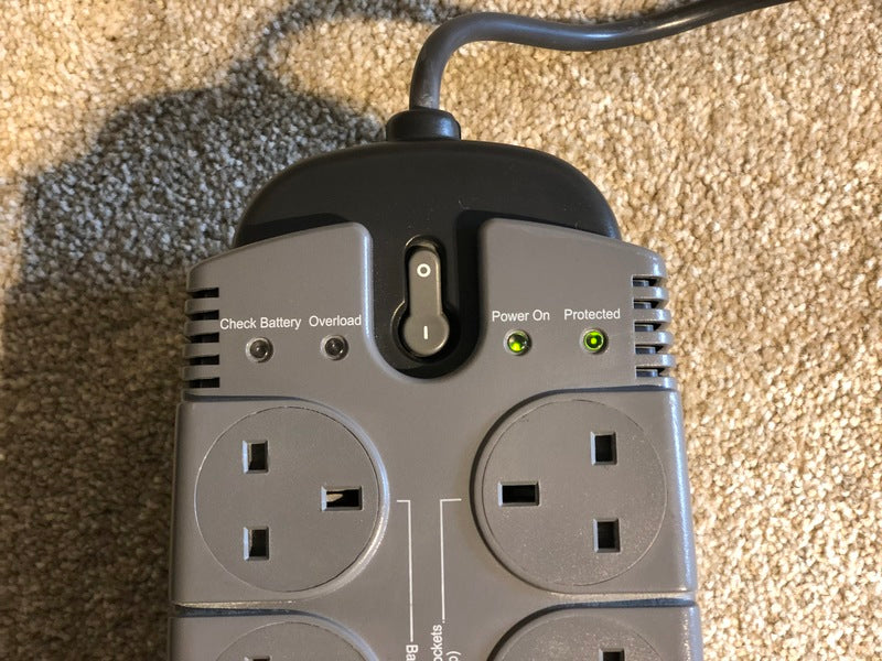 BELKIN Battery Backup Sockets Surge Protected Sockets (F6H500ukUNV USED)