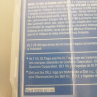 DELLDLT VS160 CLEANING TAPE FOR VS160 TAPE DRIVES ( X0938 NEW SEALED BOX )