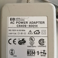 HP AC ADAPTER C6409-60014 240 V IN 18 V OUT ( C6409-60014 USED )