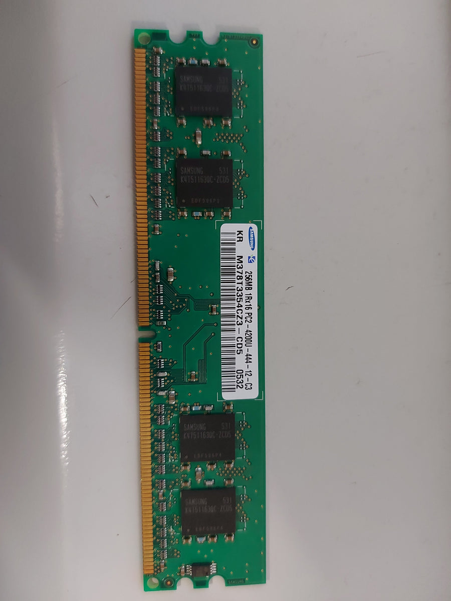 Samsung 256MB DDR2 Non ECC PC2-4200 533Mhz Memory M378T3354CZ3-CD5