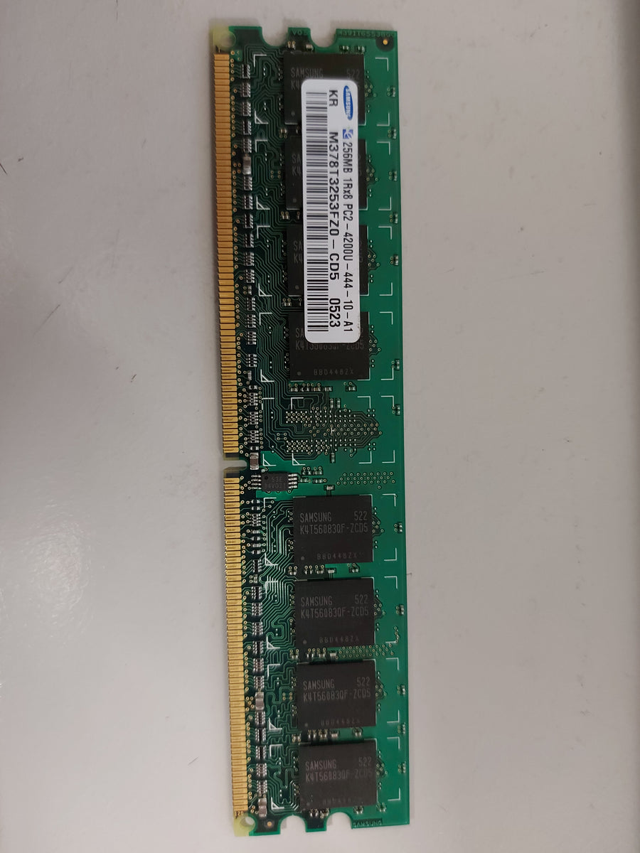Samsung 256MB DDR2 533Mhz PC2-4200U Non-ECC RAM DIMM Module M378T3253FZ0-CD5