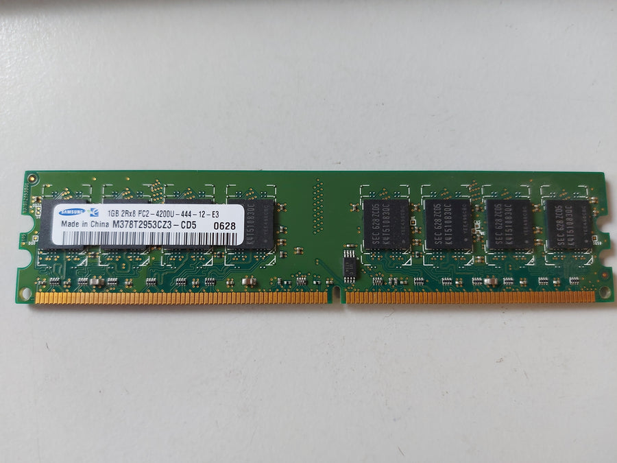 Samsung HP 1GB PC2-4200 DDR2-533MHz non-ECC Unbuffered CL4 240-Pin DIMM Dual Rank Memory Module ( M378T2953CZ3-CD5 355953-888 ) REF