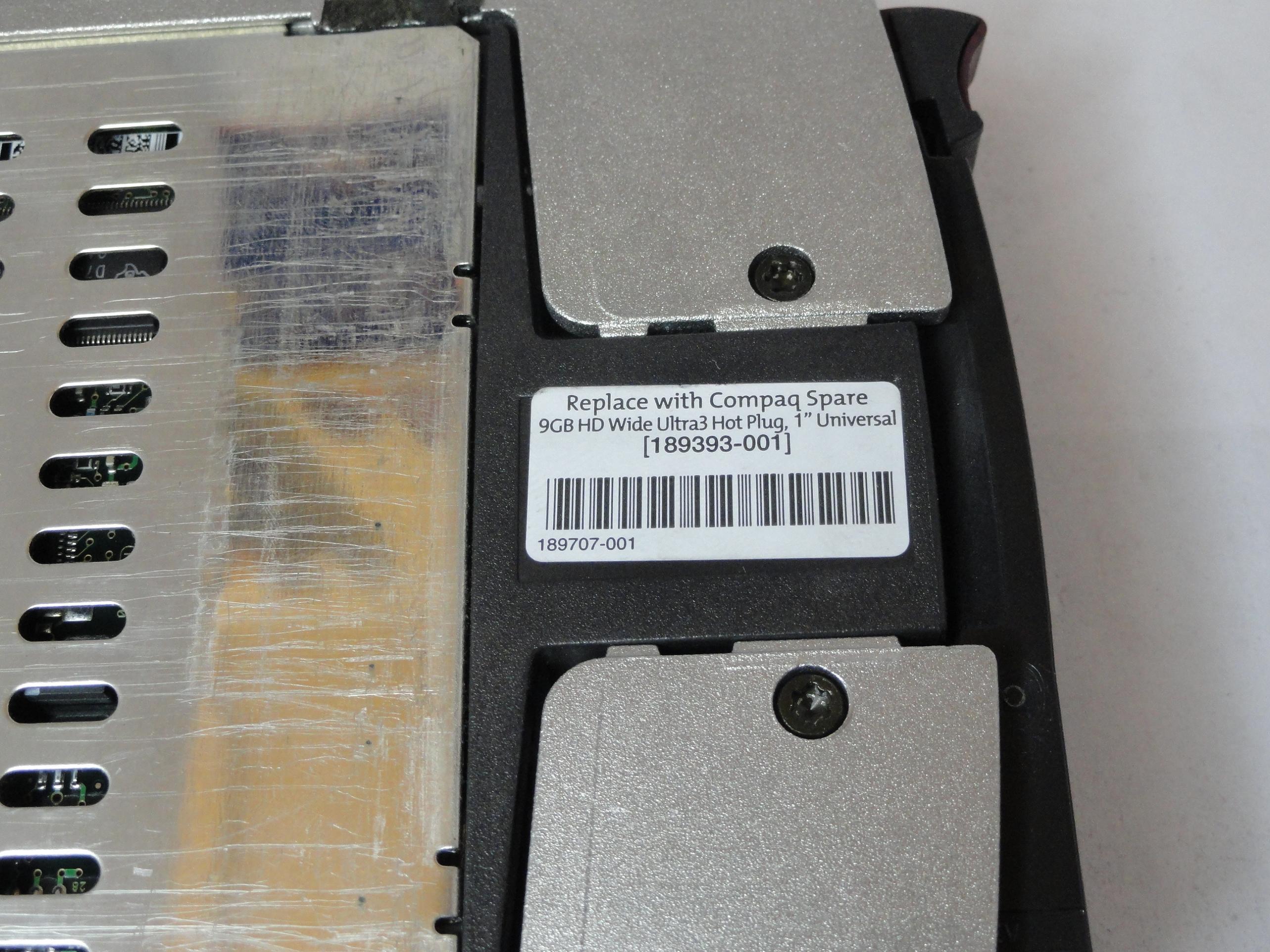 9P9006-021 - Seagate Compaq 9.1GB SCSI 80 Pin 15Krpm 3.5in HDD in Caddy - USED