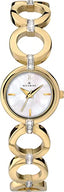 Accurist Womens Analogue Japanese Quartz Watch with Gold Tone Strap 8256