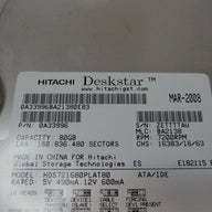 PR00219_0A33996_Hitachi 80GB IDE 7200rpm 3.5in HDD - Image3