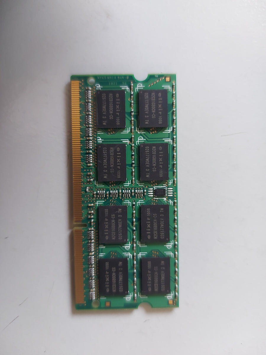 Elixir 2GB PC3-10600 DDR3 nonECC Unbuffered CL9 204P SoDimm M2N2G64CB8HC5N-CG