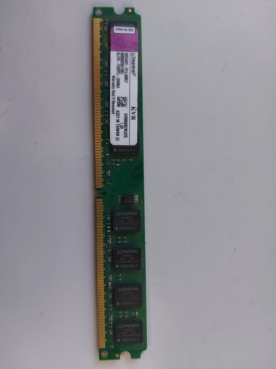Kingston 2GB DDR2 800Mhz 240pin PC2-6400 DIMM Memory KVR800D2N5/2G 99U5429-015