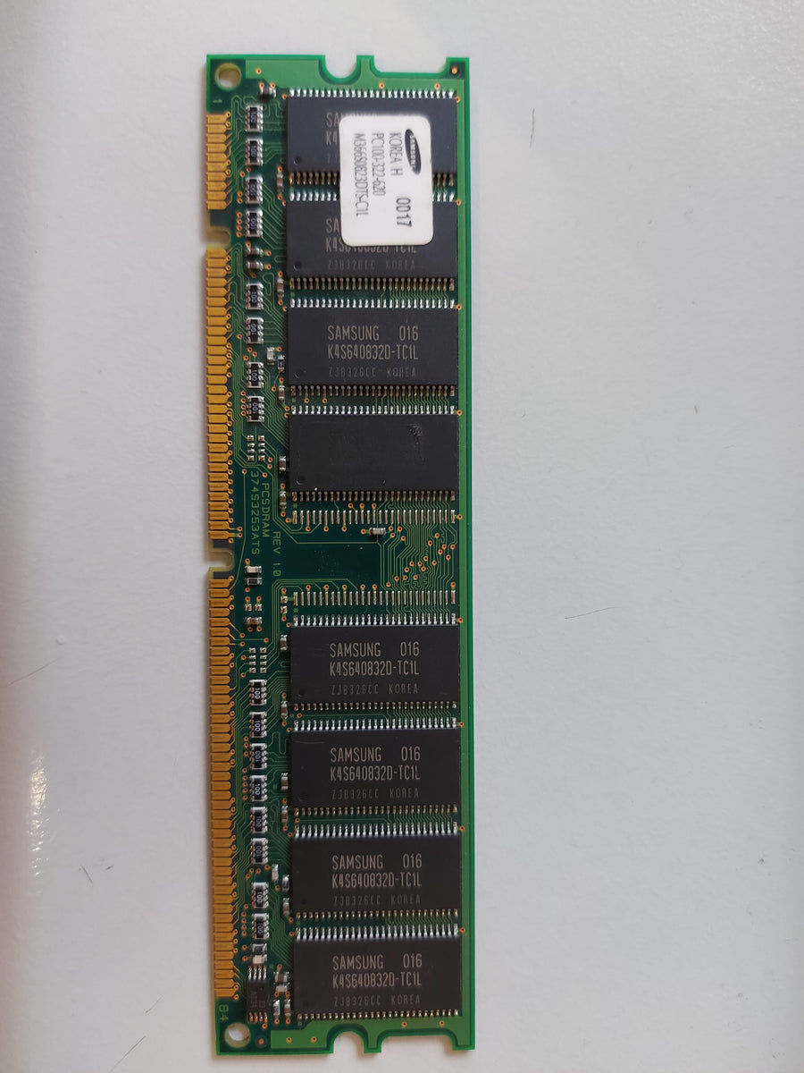 64MB PC100 NON-ECC CL2 100MHZ 168 PIN DIMM