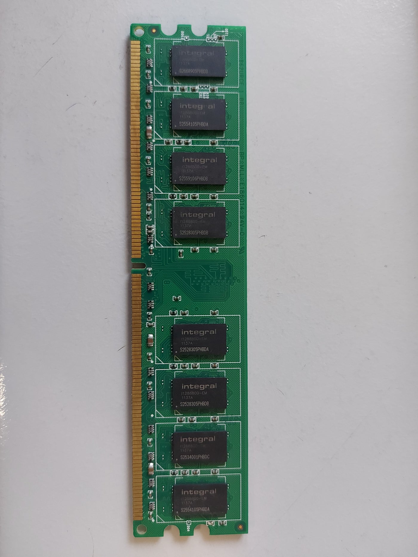 Integral 2GB PC2-6400 DDR2-800MHz non-ECC Unbuffered CL6 240-P DIMM IN2T2GNXNFI