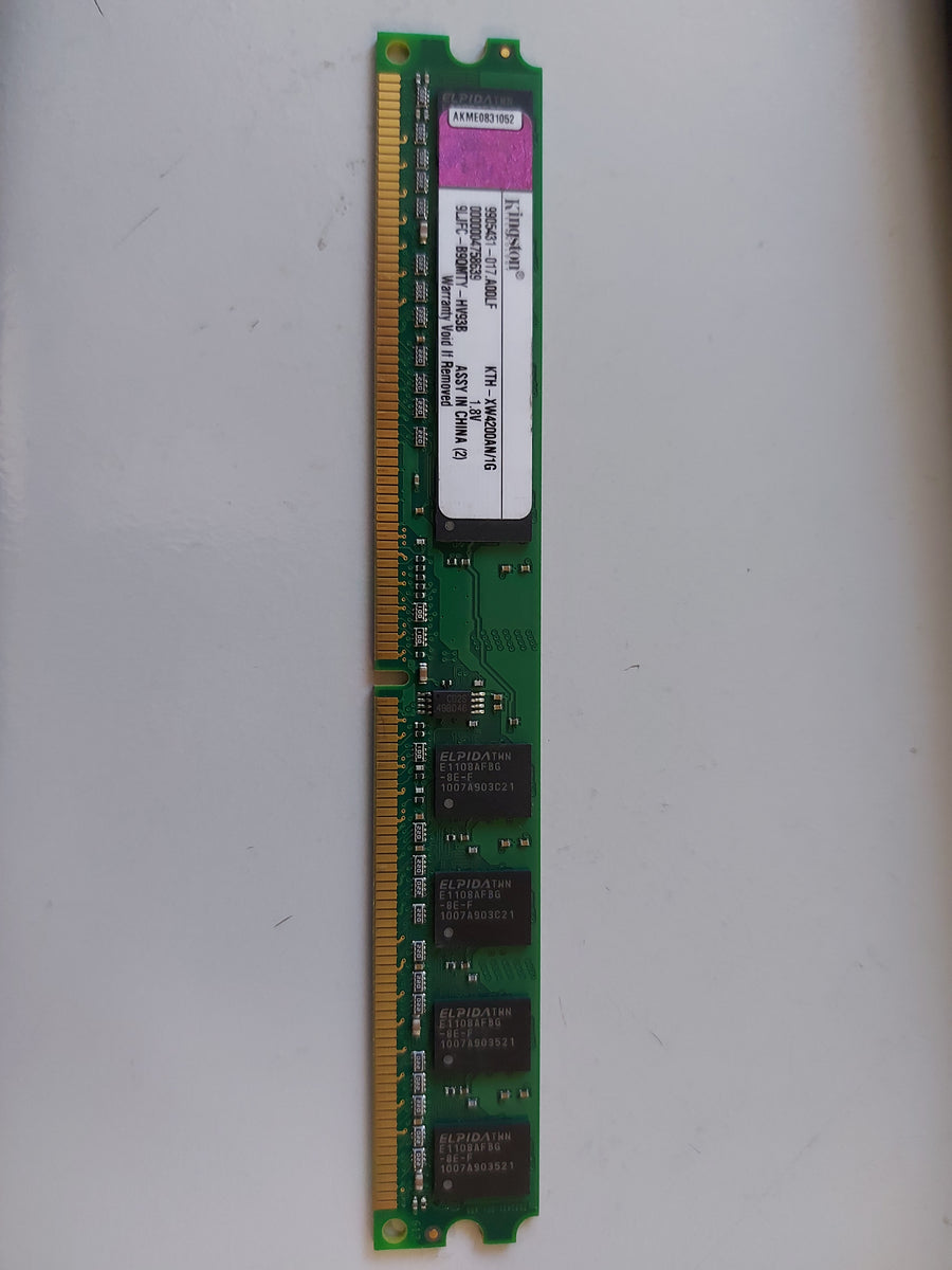 Kingston 1GB PC2-4200 DDR2-533 NONECC CL4 240P KTH-XW4200AN/1G 9905431-017.A00LF