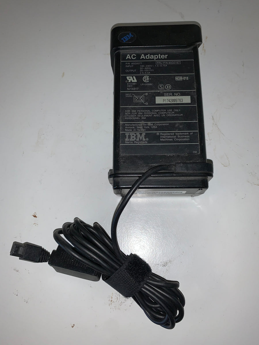 IBM AC Adapter 20-10V 2.5-5.0A (85G0167 85G0077 USED)