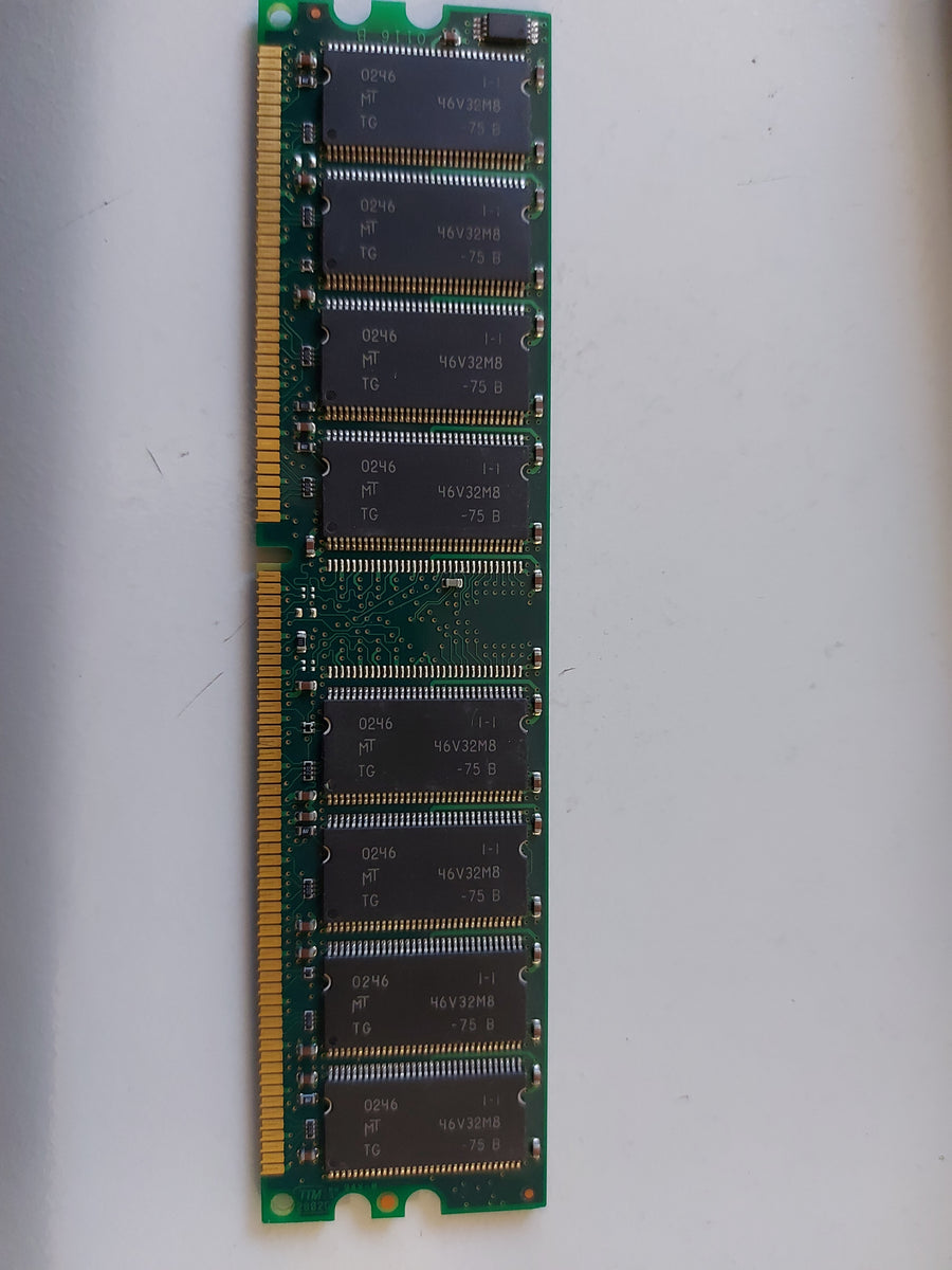 Micron 512MB PC2100 DDR nonECC Unbuffered CL2.5 184P DIMM MT16VDDT6464AG-265B1