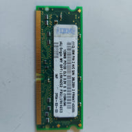 Hynix IBM 128MB SODIMM CL3 PC133 DDR SDRAM HYS64V16200GDL-7.5-D 19K4653