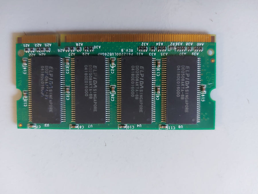 HP 256MB PC2100 DDR non-ECC Unbuffered CL2 200-Pin SoDimm Q2631-60002 Q2631AX