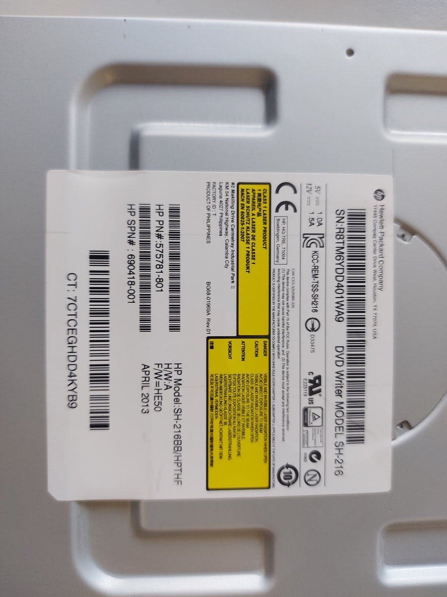 HP 48x/16x CD/DVD-RW SATA Combo SuperMulti Optical Drive SH-216 575781-801