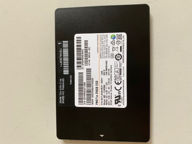 HP SAMSUNG MZ-7LN256A PM871a 2.5" 6GBPS 256GB SSD 856134-001  916860-001 MZ7LN25