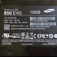 Samsung 850 EVO SSD 120GB MZ7LN120 MZ-75E120