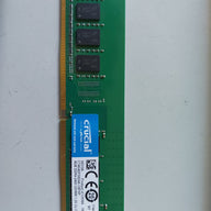 Crucial 4GB DDR4 PC4-19200 2400MHz CL17 nonECC SDRAM DIMM CT4G4DFS824A.C8FHP
