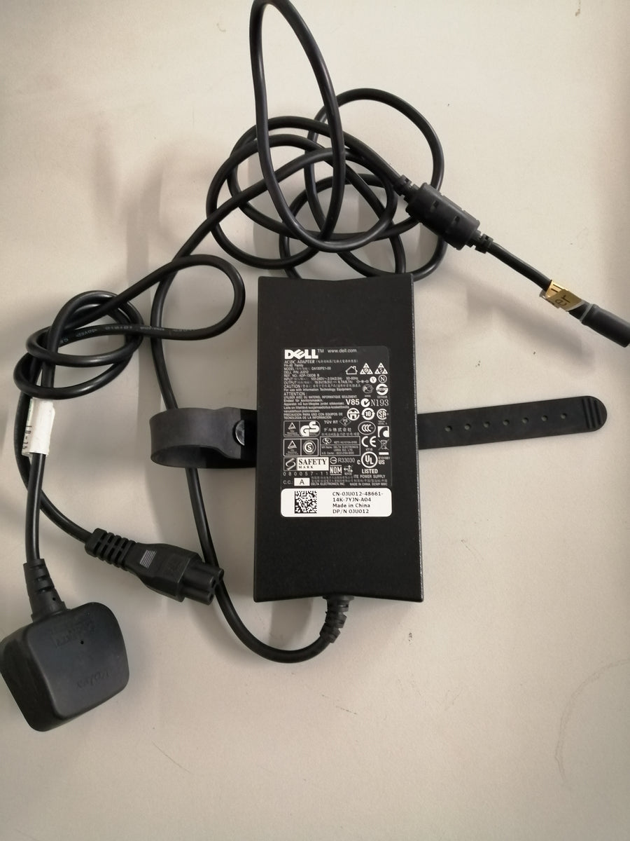 DELL PA-4E FAMILY DA130PE1- 00 AC/DC Adapter IN 240 V OUT 19.5 V ( JU012 USED )