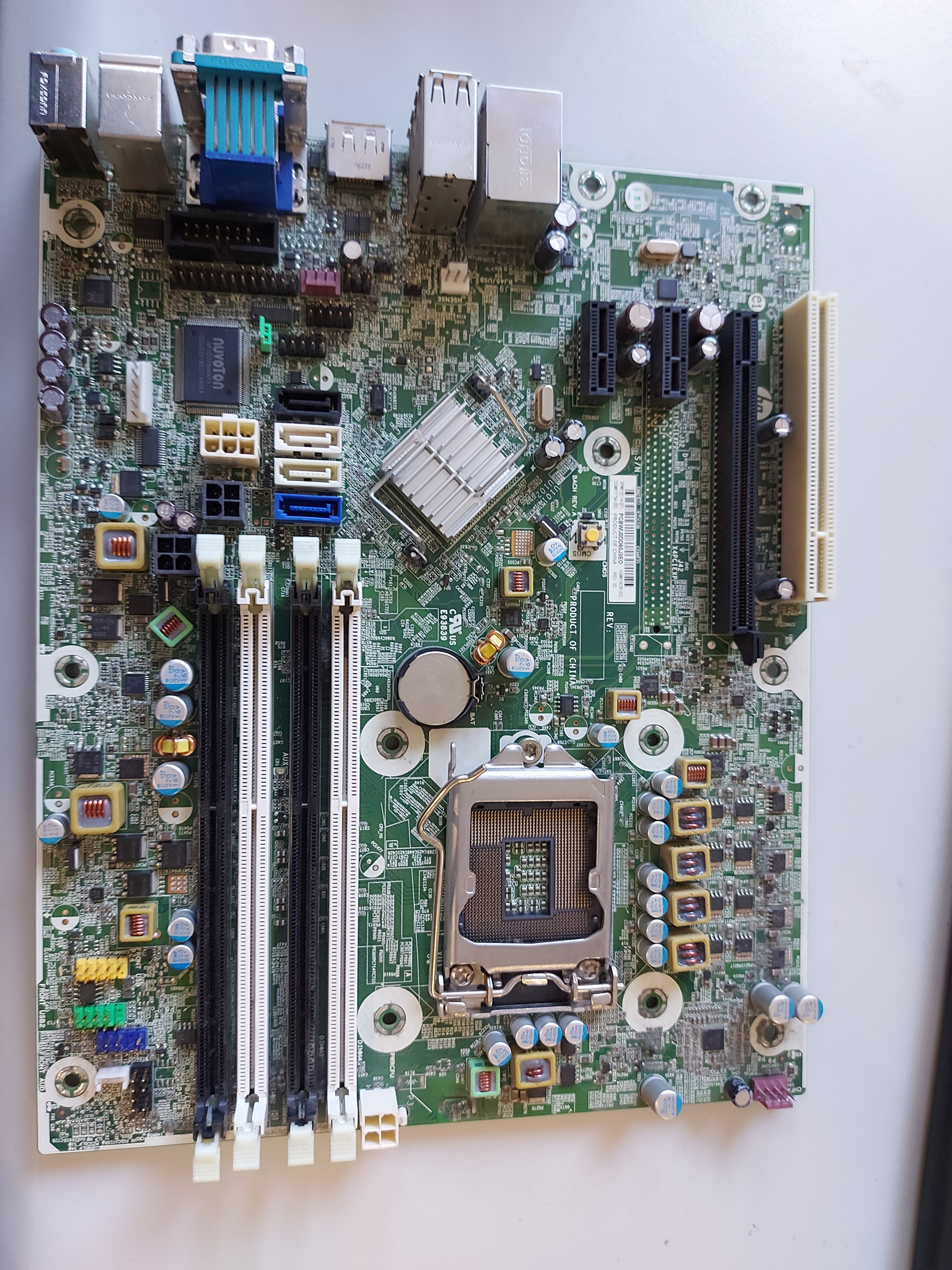 HP Genuine 6200 PRO SFF System Motherbaord LGA1155 6515114-001 614036-002