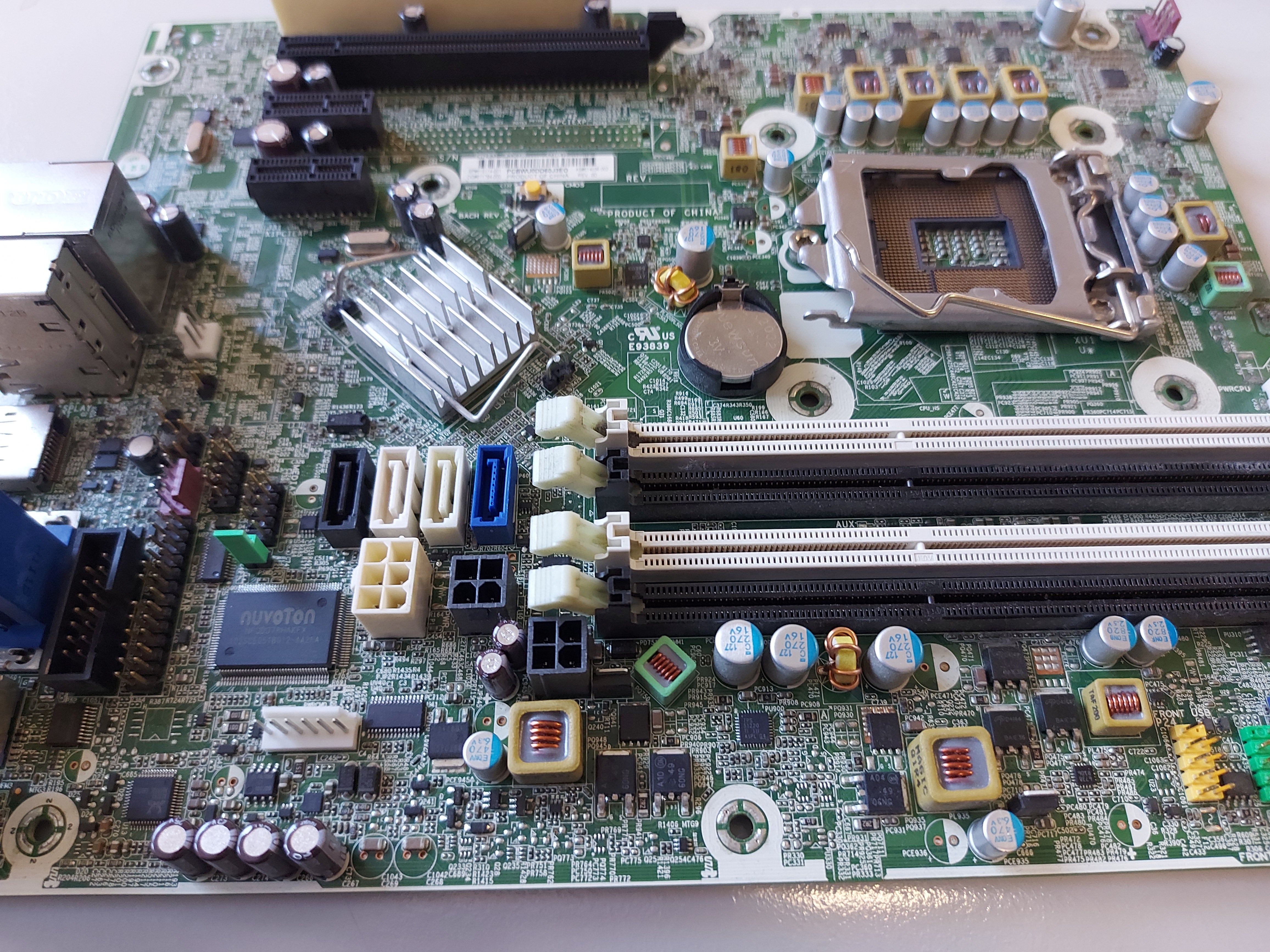 HP Genuine 6200 PRO SFF System Motherbaord LGA1155 6515114-001 614036-002
