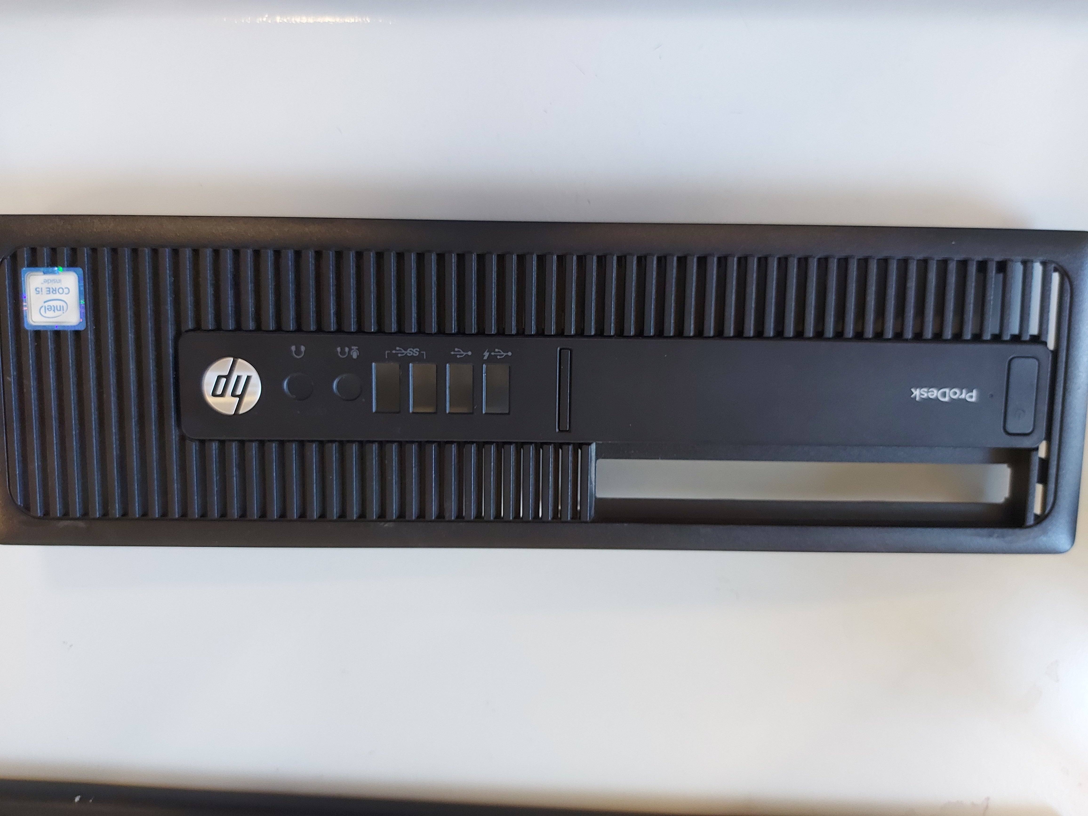 HP ProDesk SFF Desktop faceplate bezel C-3598 WH 15051-T6 (P1-799758) - PC User