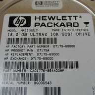 PR20924_CA01776-B54400HP_Fujitsu HP 18.2GB SCSI 80 Pin 10Krpm 3.5in HDD - Image3