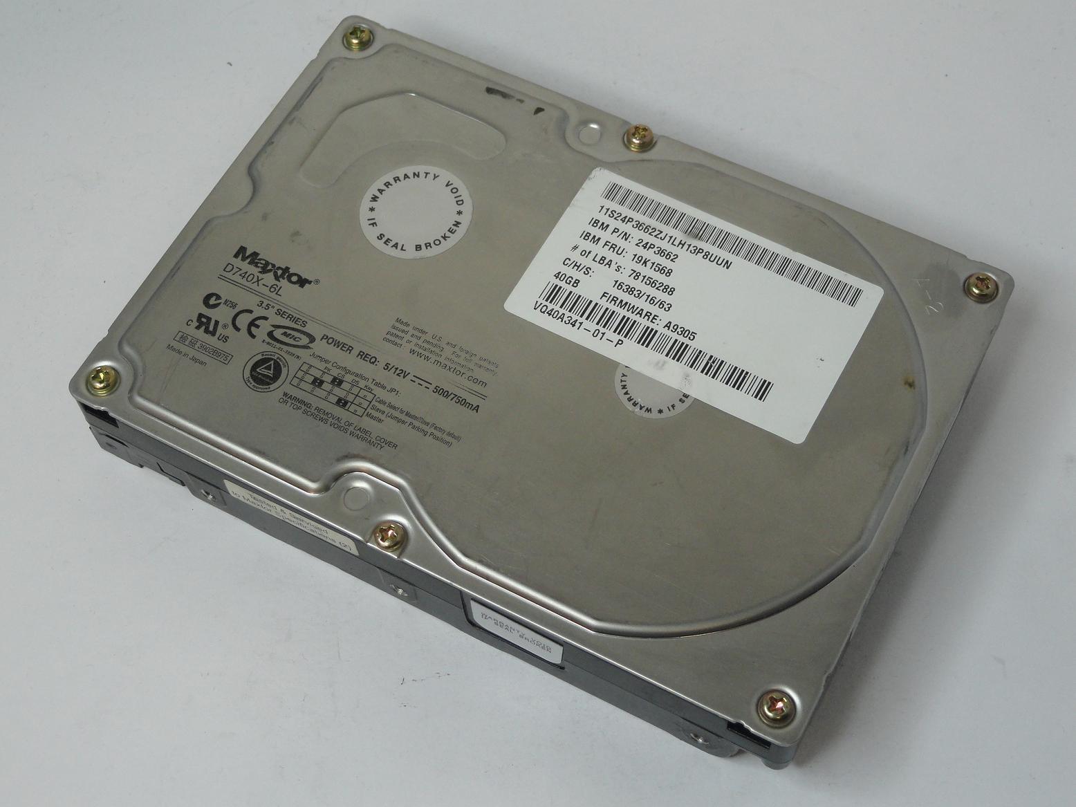 PR20887_VQ40A341_Quantum IBM 40Gb IDE 7200rpm 3.5in HDD - Image3