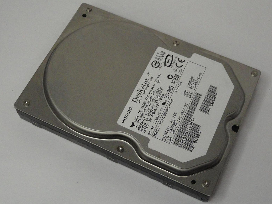 0A30209 - Hitachi Deskstar 40GB IDE 7200rpm 3.5in HDD - Refurbished