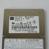 PR00176_HDD2517_Toshiba 814MB IDE 4200rpm 2.5in HDD - Image3
