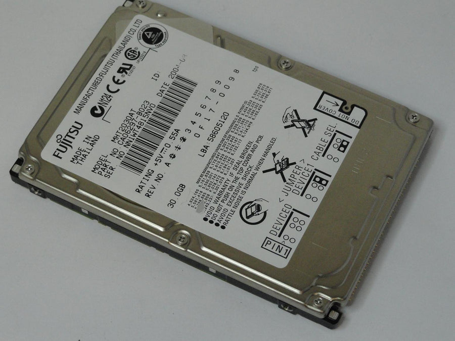 CA06297-B023 - Fujitsu 30GB IDE 4200rpm 2.5in HDD - USED