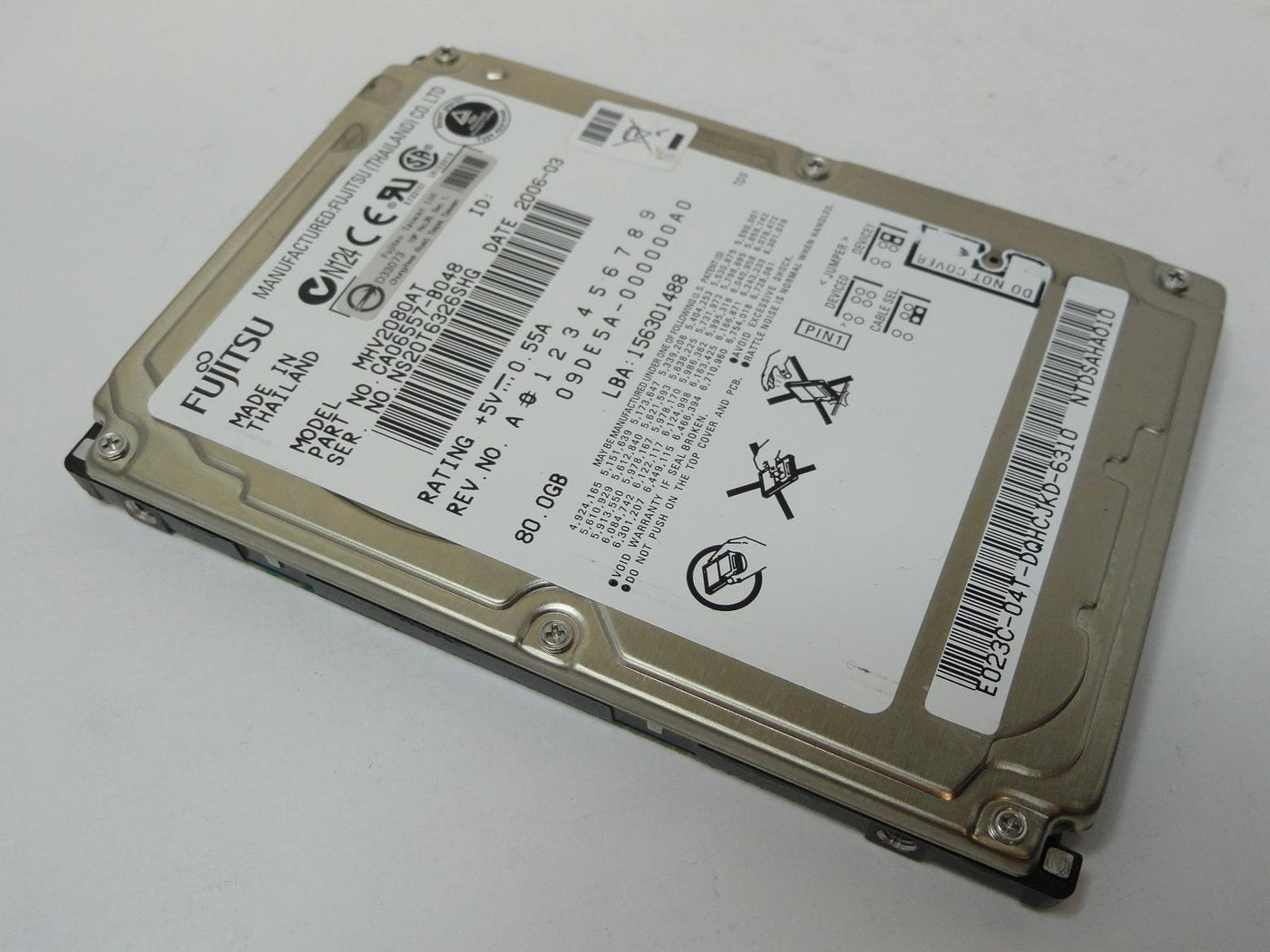 CA06557-B048 - Fujitsu 80GB IDE 4200rpm 2.5in HDD - Refurbished