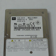 PR00238_MK2103MAV_Toshiba 2.1GB IDE 4200rpm 2.5in HDD - Image3