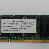 PR00558_HYS64D32020GDL_6_Infineon 256MB PC2100 Ram - Image2