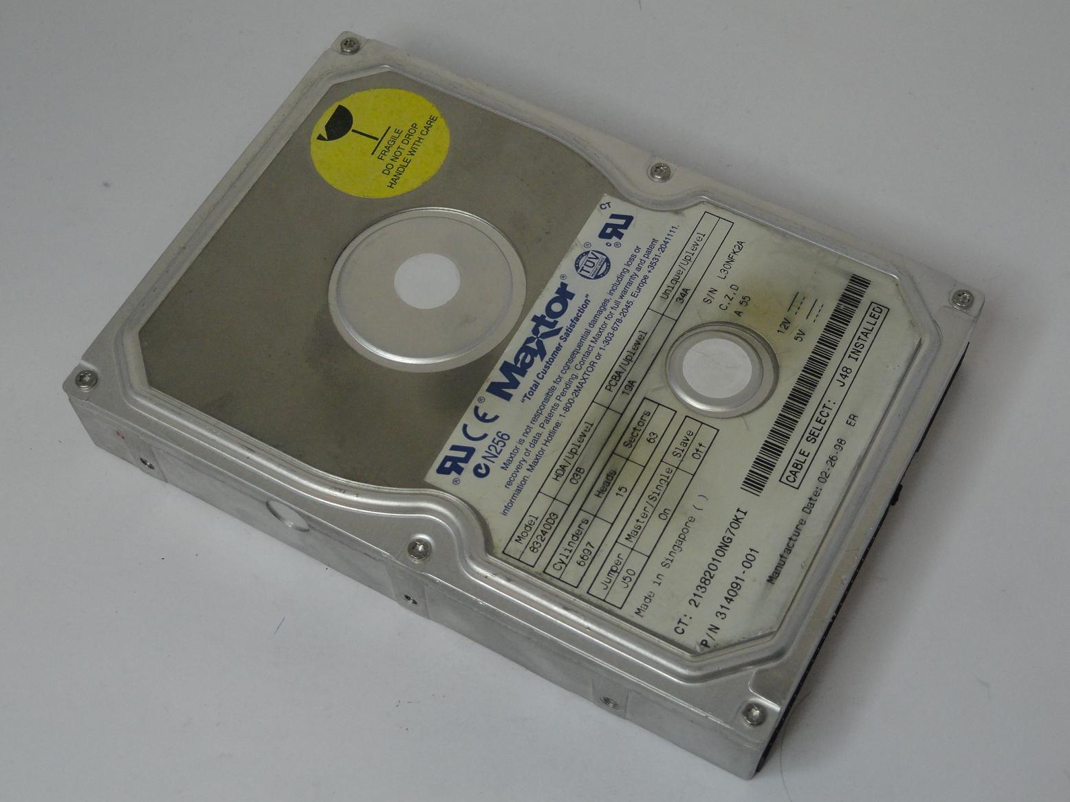 PR22634_83240D3_Maxtor 3.2Gb IDE 5400rpm 3.5in HDD - Image4
