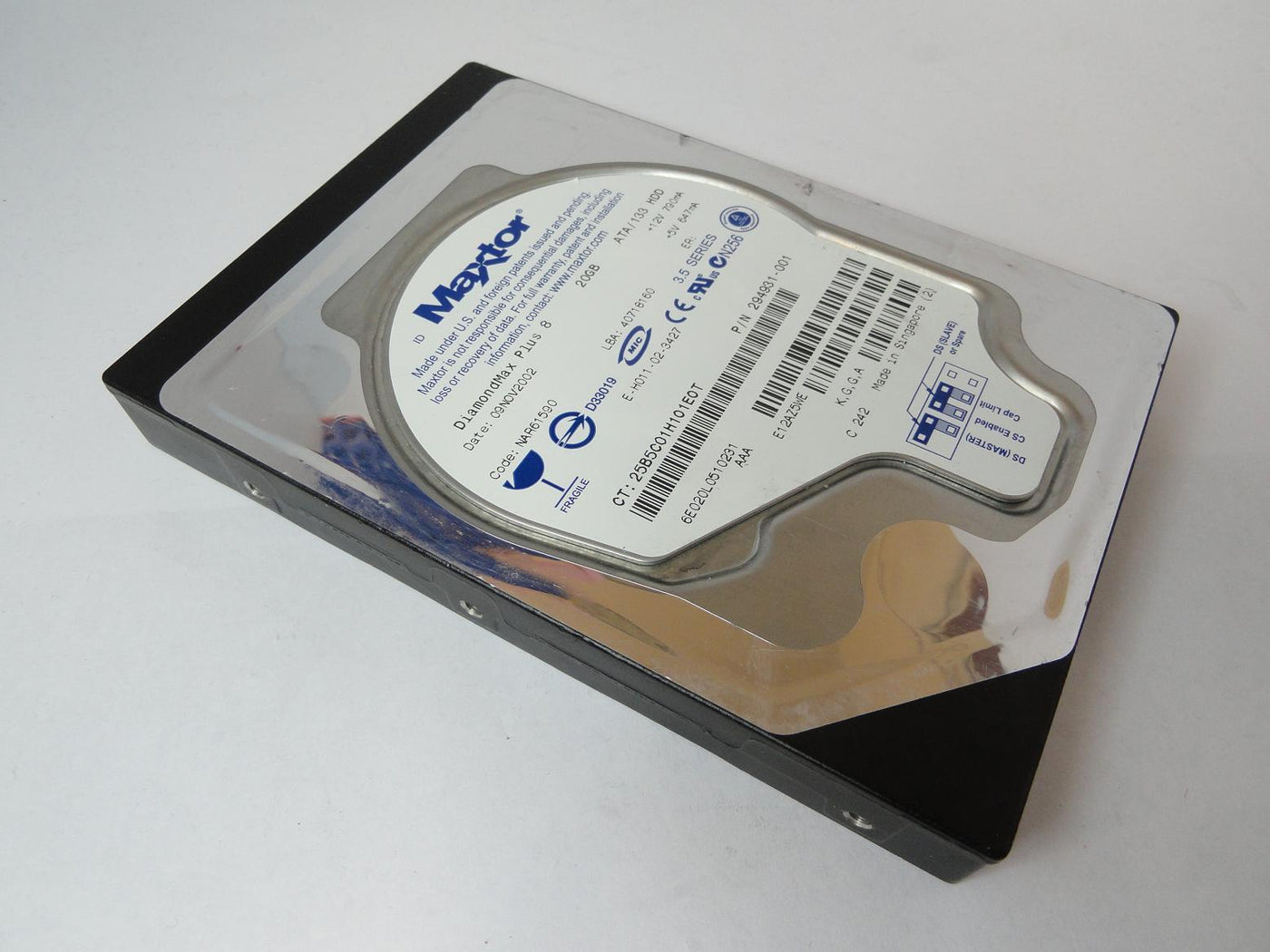 6E020L0 - Maxtor Compaq 20GB IDE 7200rpm 3.5in HDD - USED