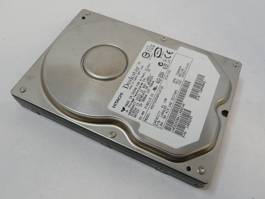 14R9245 - Hitachi 41.1GB IDE 7200rpm 3.5in Deskstar HDD - USED