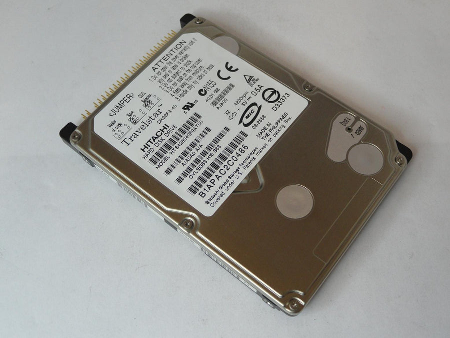 DK23FA-40 - Hitachi 40GB IDE 4200rpm 2.5in HDD - USED