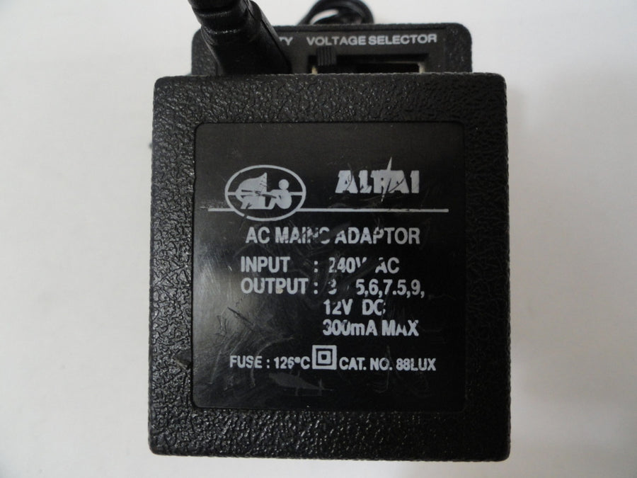 88LUX - ALRAI 3V - 12V AC Mains Adaptor - USED