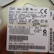 PR13506_22L0298_IBM 4.5GB SCSI 68 pin 7200rpm 3.5in HDD - Image2