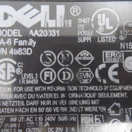 9364U - Dell AC Adapter Input 100-240v Output 20v 3.5a - Refurbished